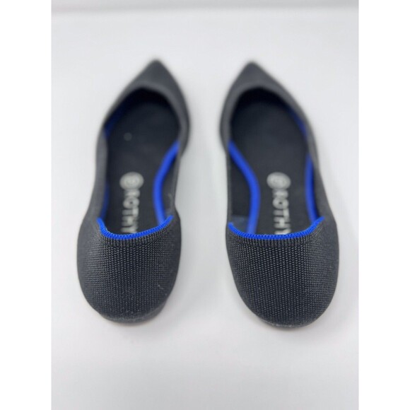 Rothys Womens Shoes Blue The Flat Slip On Ballet Knit Pointed Toe Casual US 10.5 - Picture 6 of 8